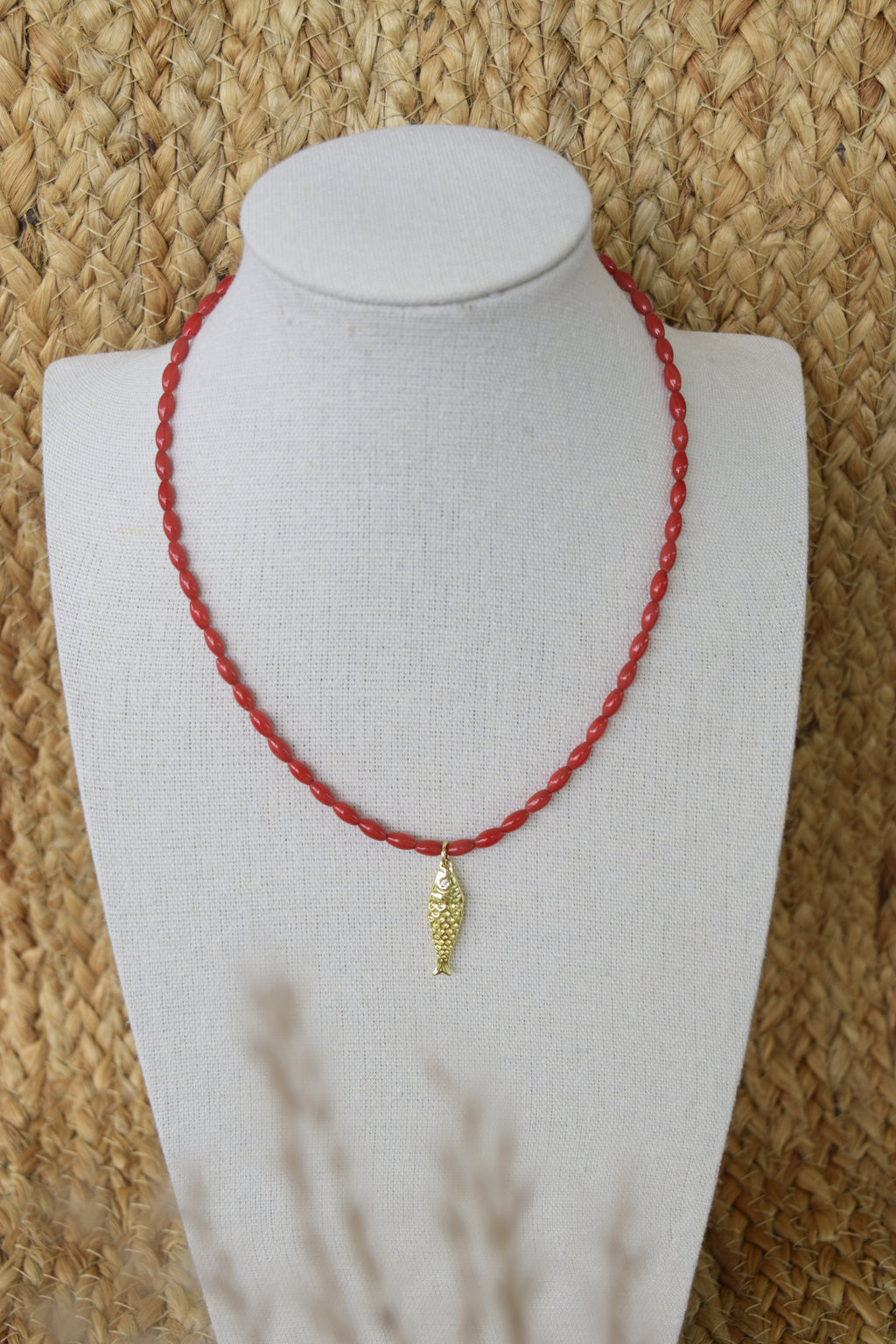 Catch of Faith - Gold Filled & Bamboo Necklace