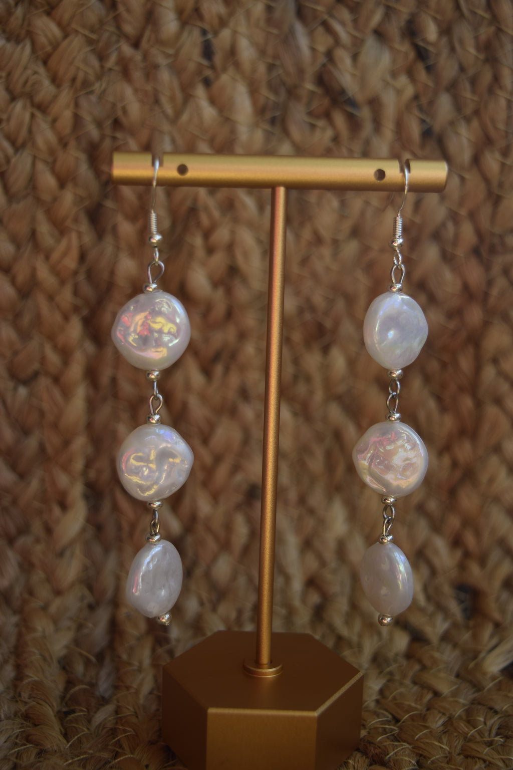 Pearly for you dangles in silver