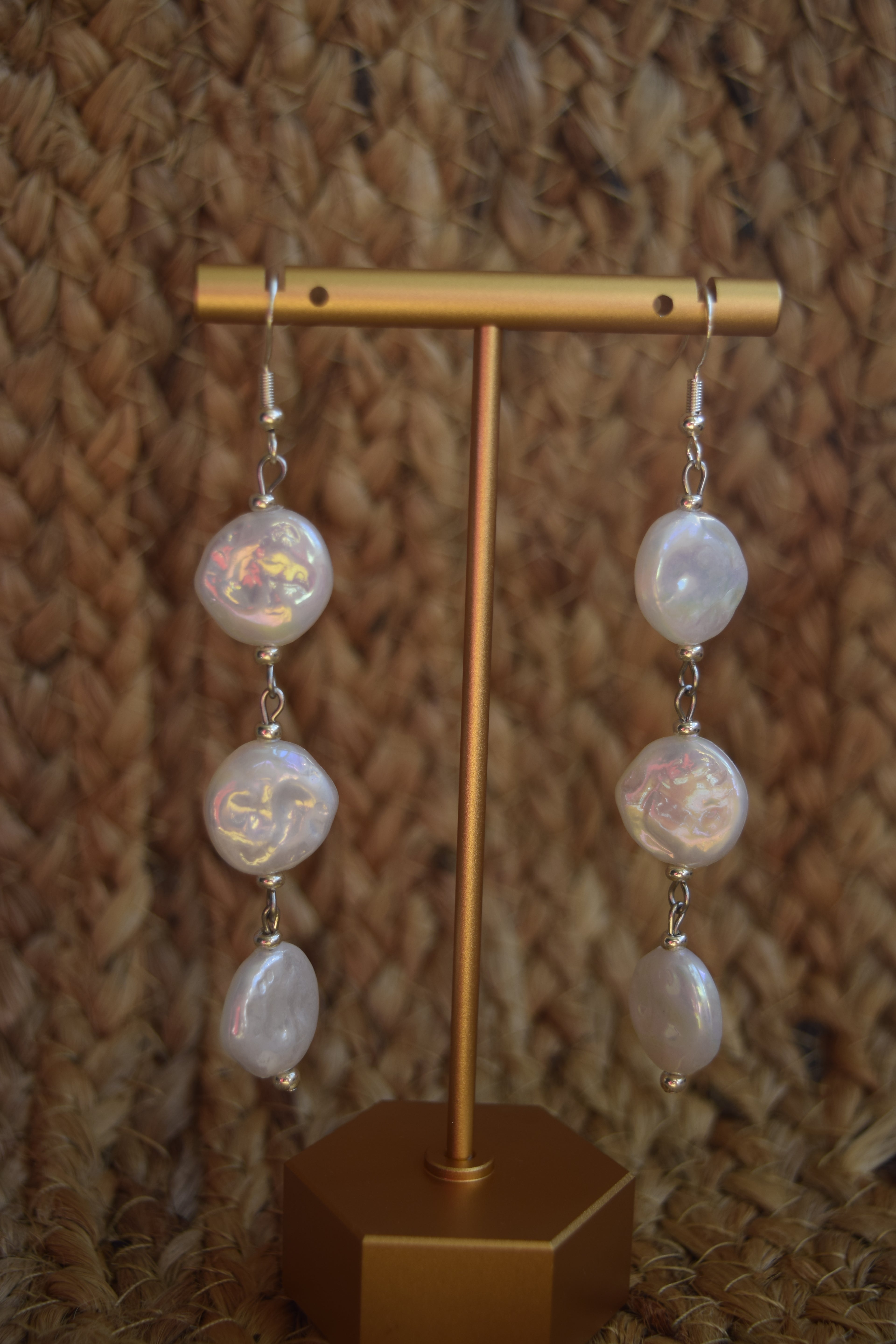 Pearly for you dangles in silver