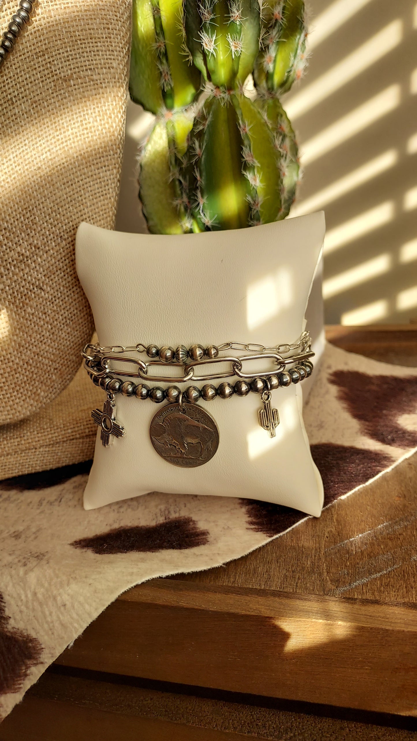 Outlaw charm bracelet