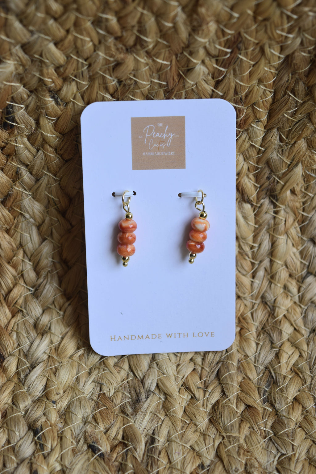 Sweet Arancia Earring Hoop Charms