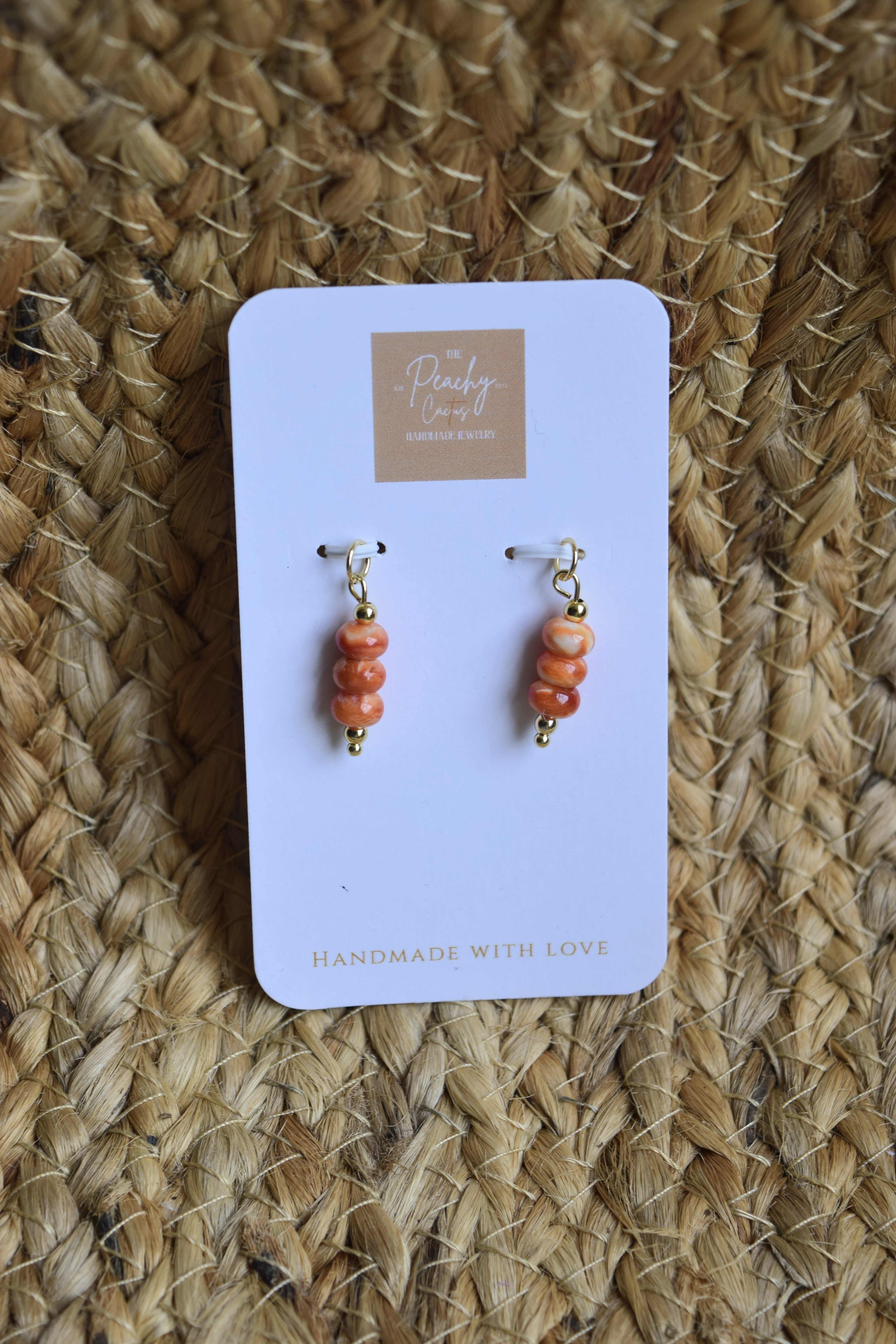 Sweet Arancia Earring Hoop Charms