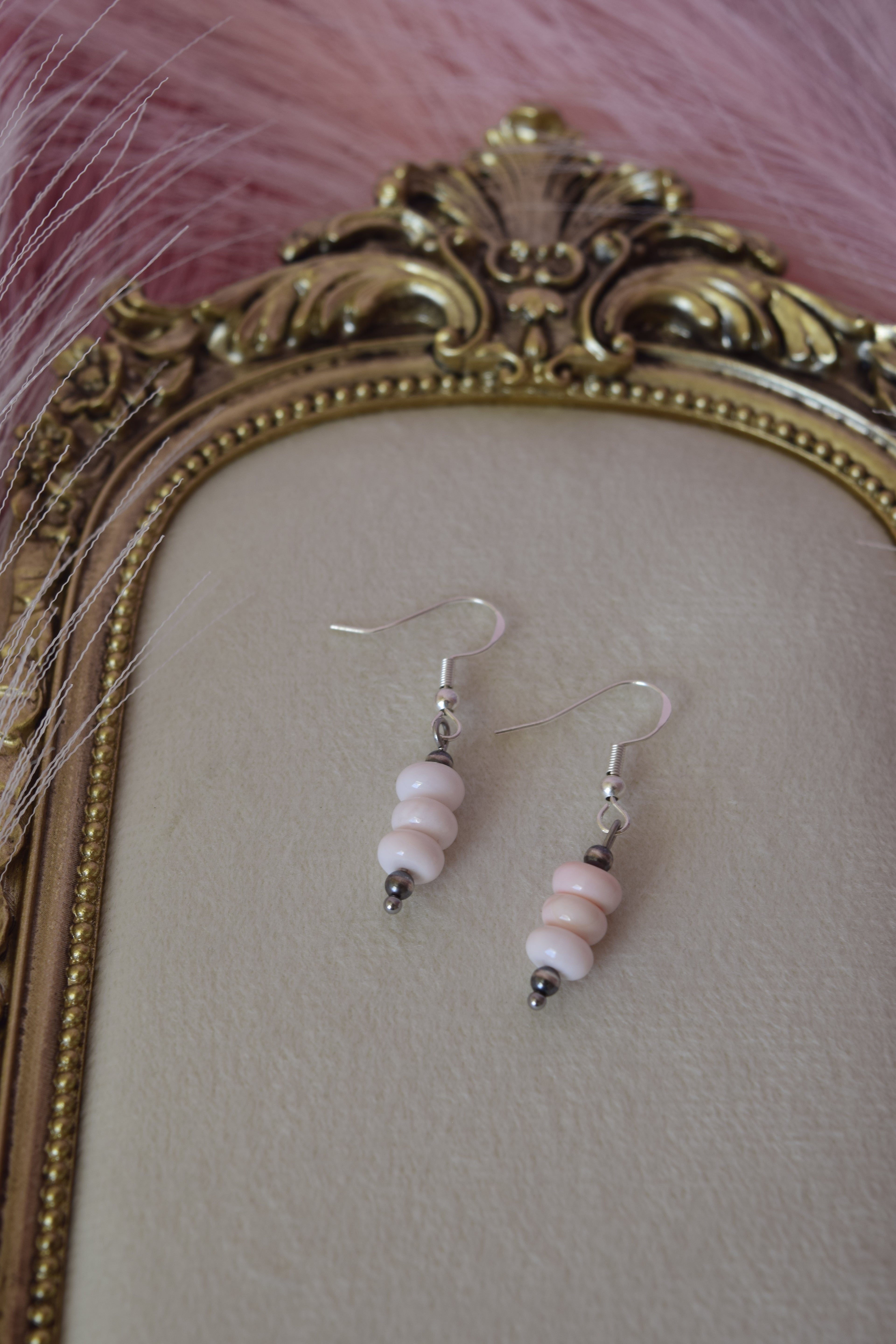 Pretty in pink dangles