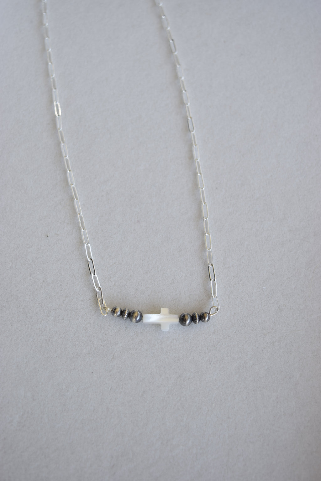By His Grace bar necklace
