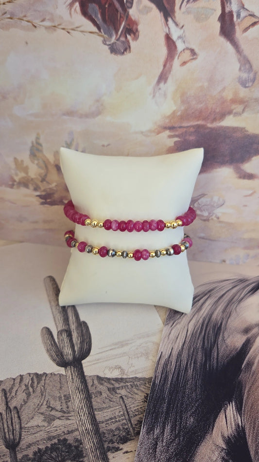 Mixed Metals & Gemstone Bracelets