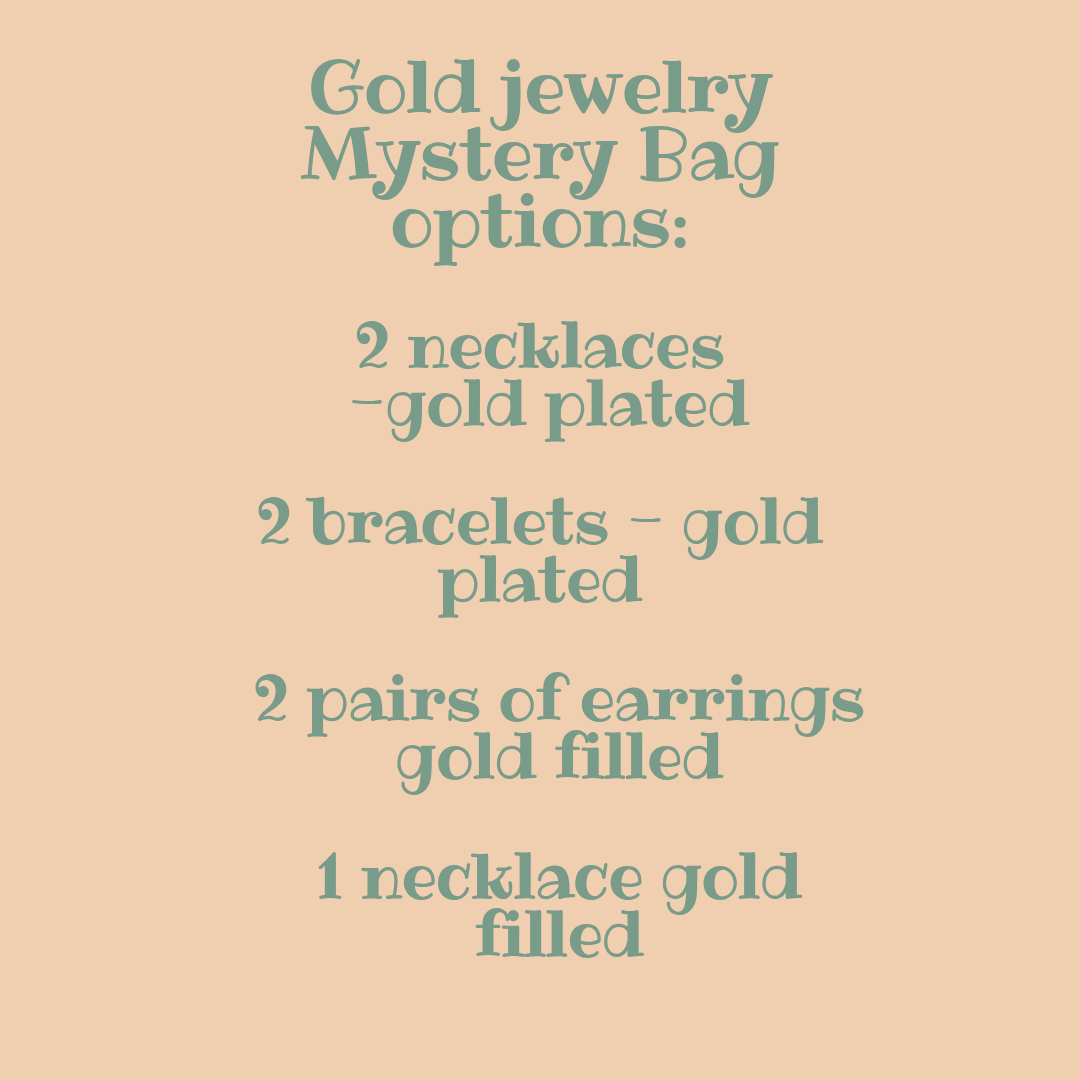 Gold Mystery Jewelry Bag