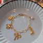 The Golden Cowgirl charm bracelet