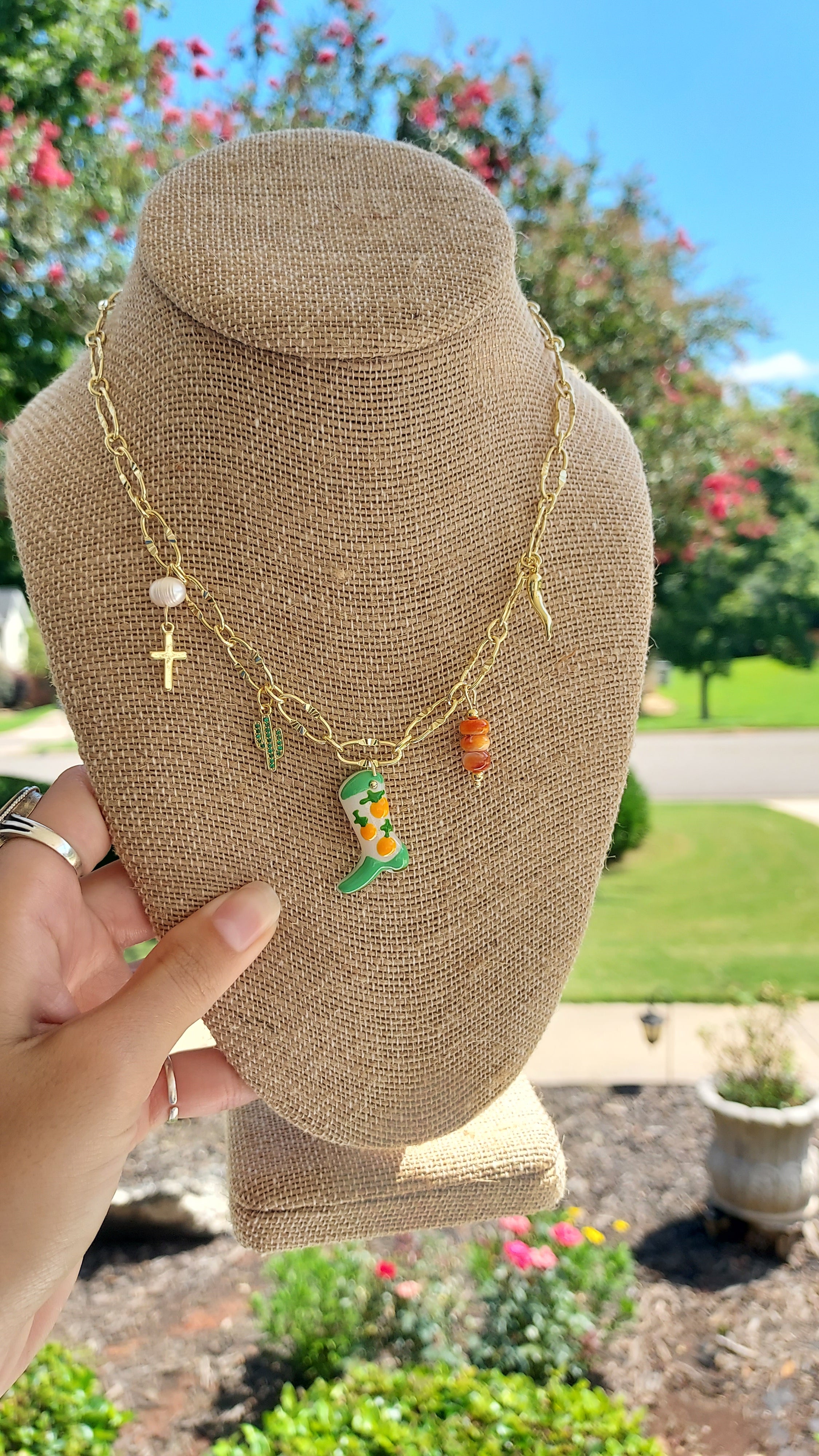 Sweet Arancia charm necklace