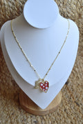 The Mama & heart necklace- Gold filled necklace