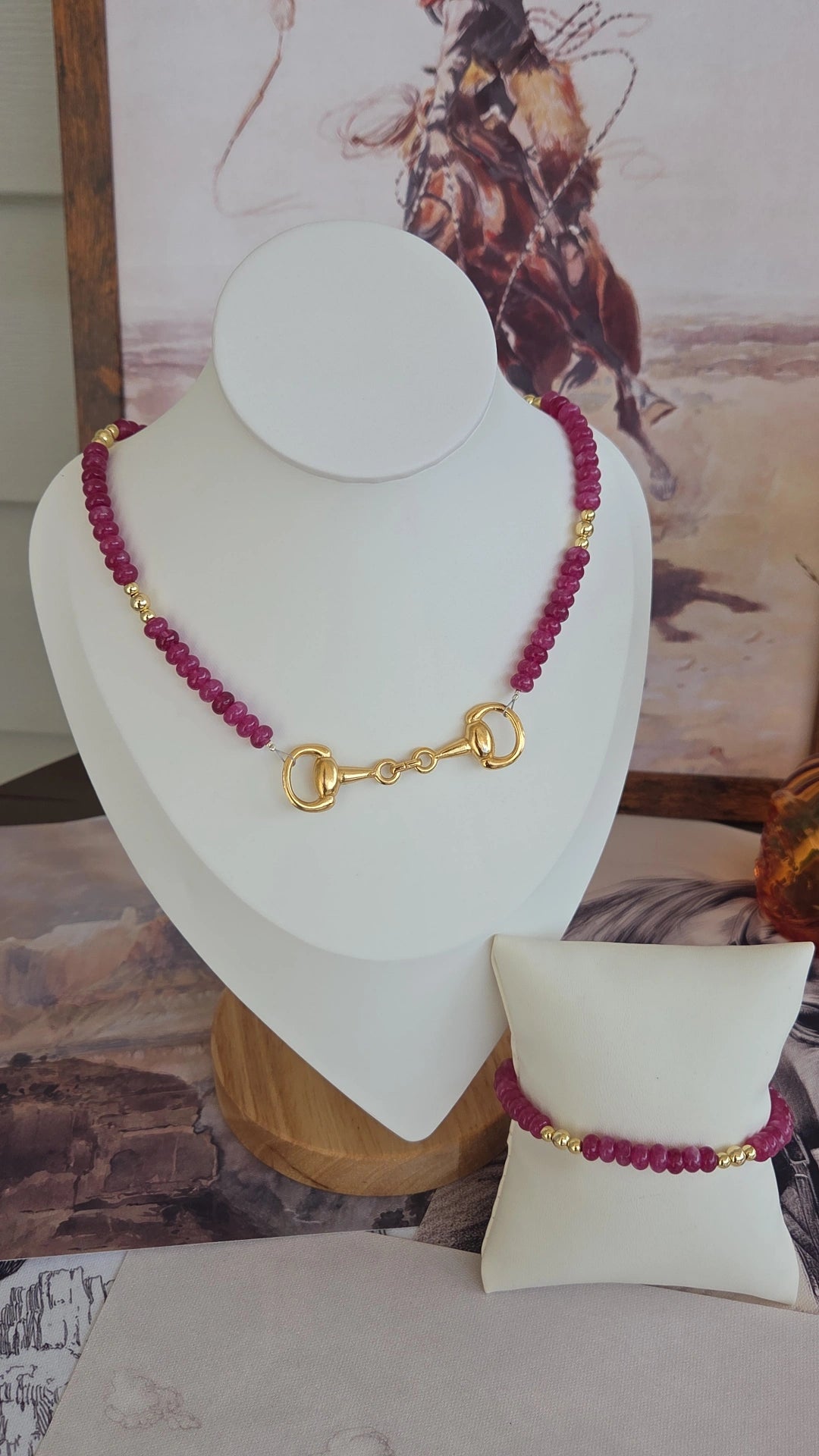 Ruby Reins Bit Set