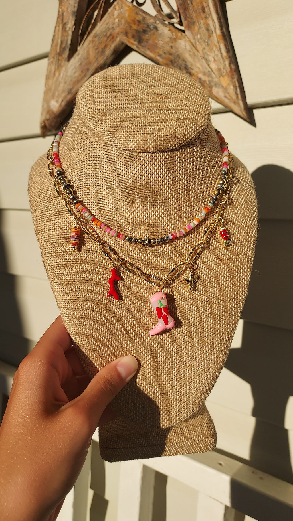 Lady Rossa Charm necklace