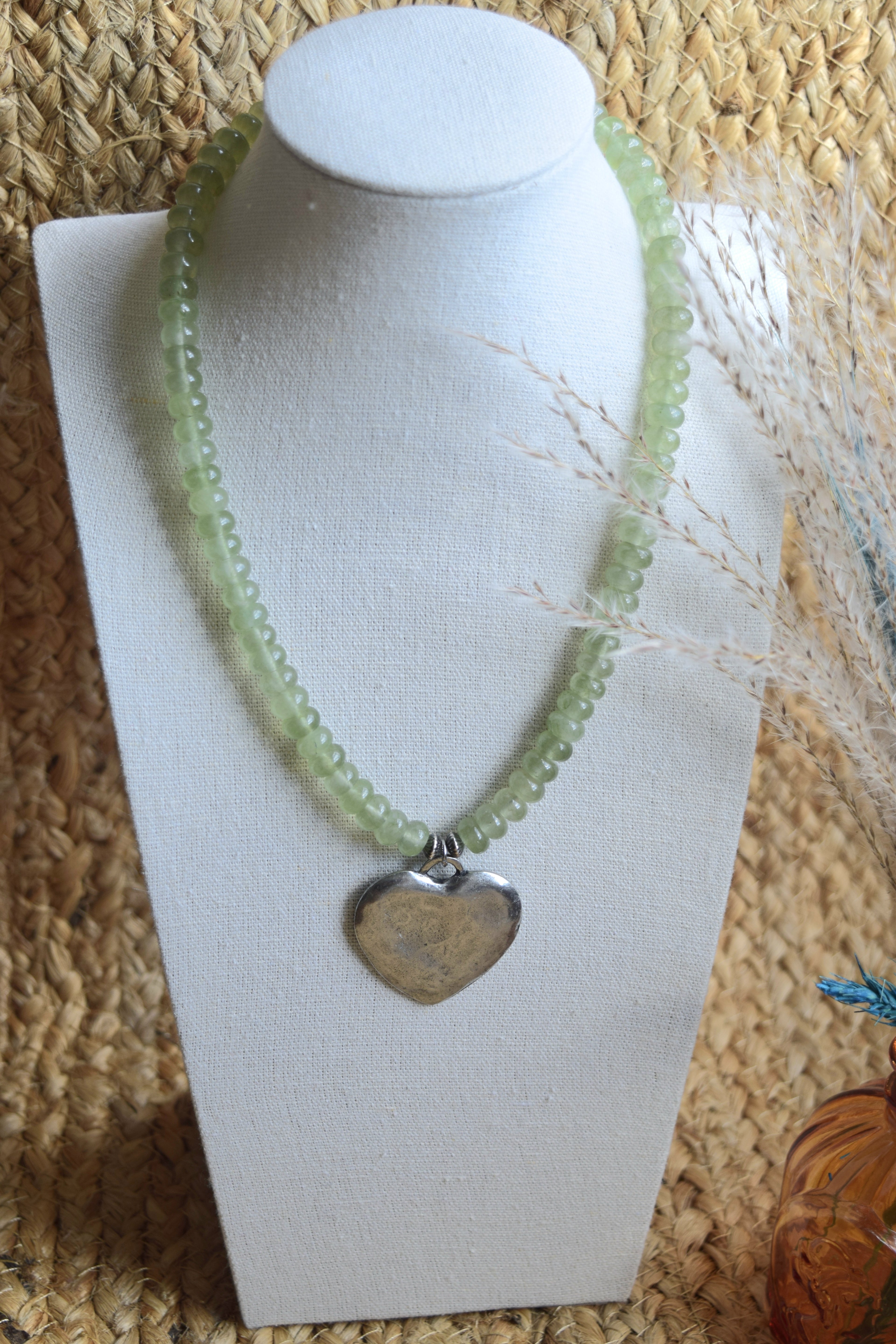 Silver & Sage Necklace🌿