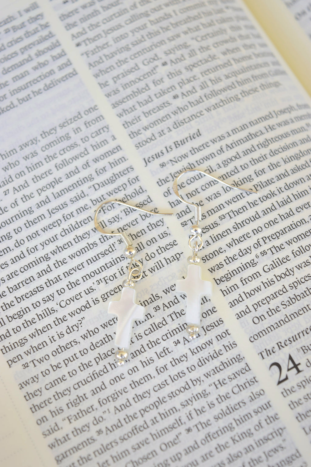 He is Risen Dangles in Silver
