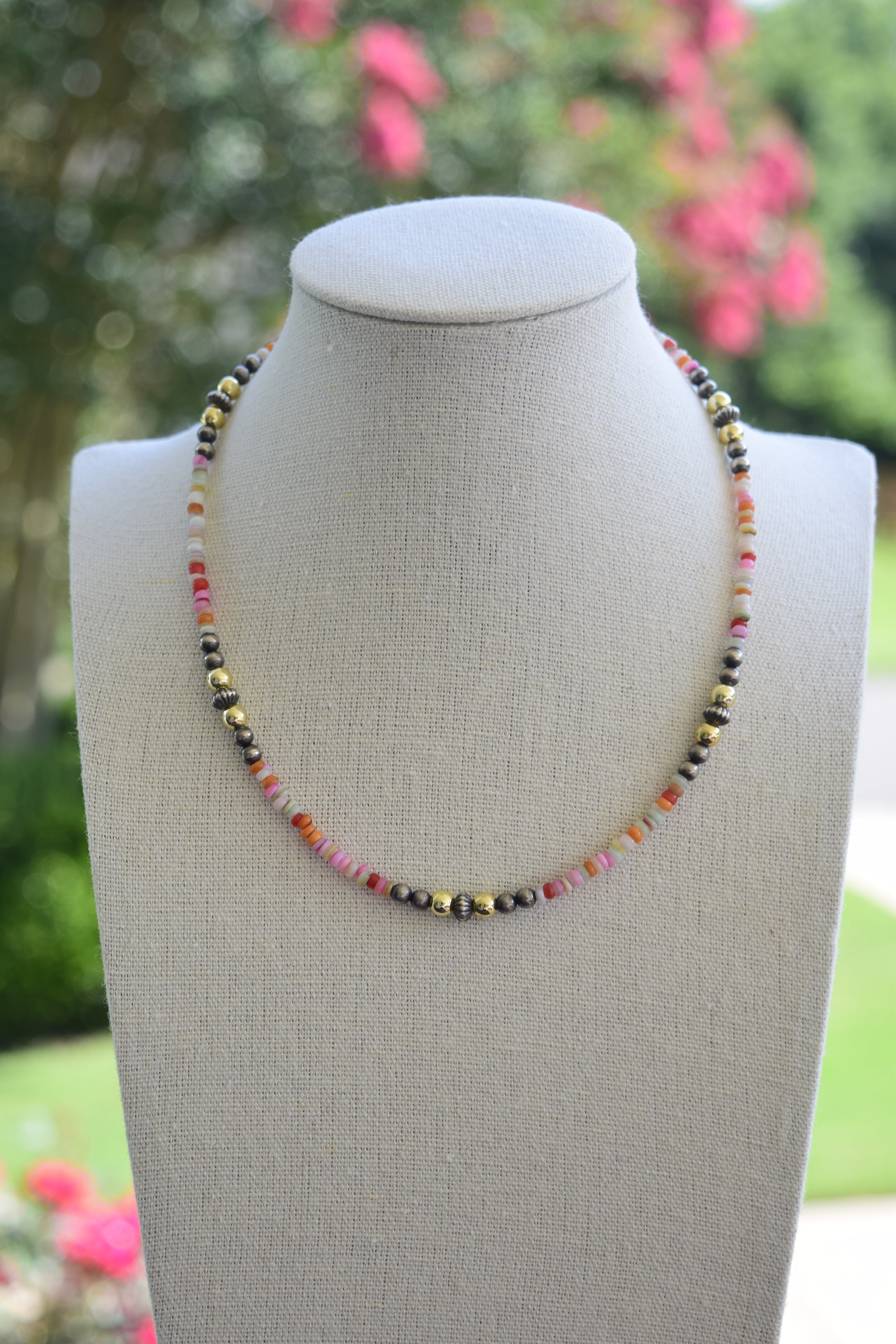 Fiori e spurs necklace