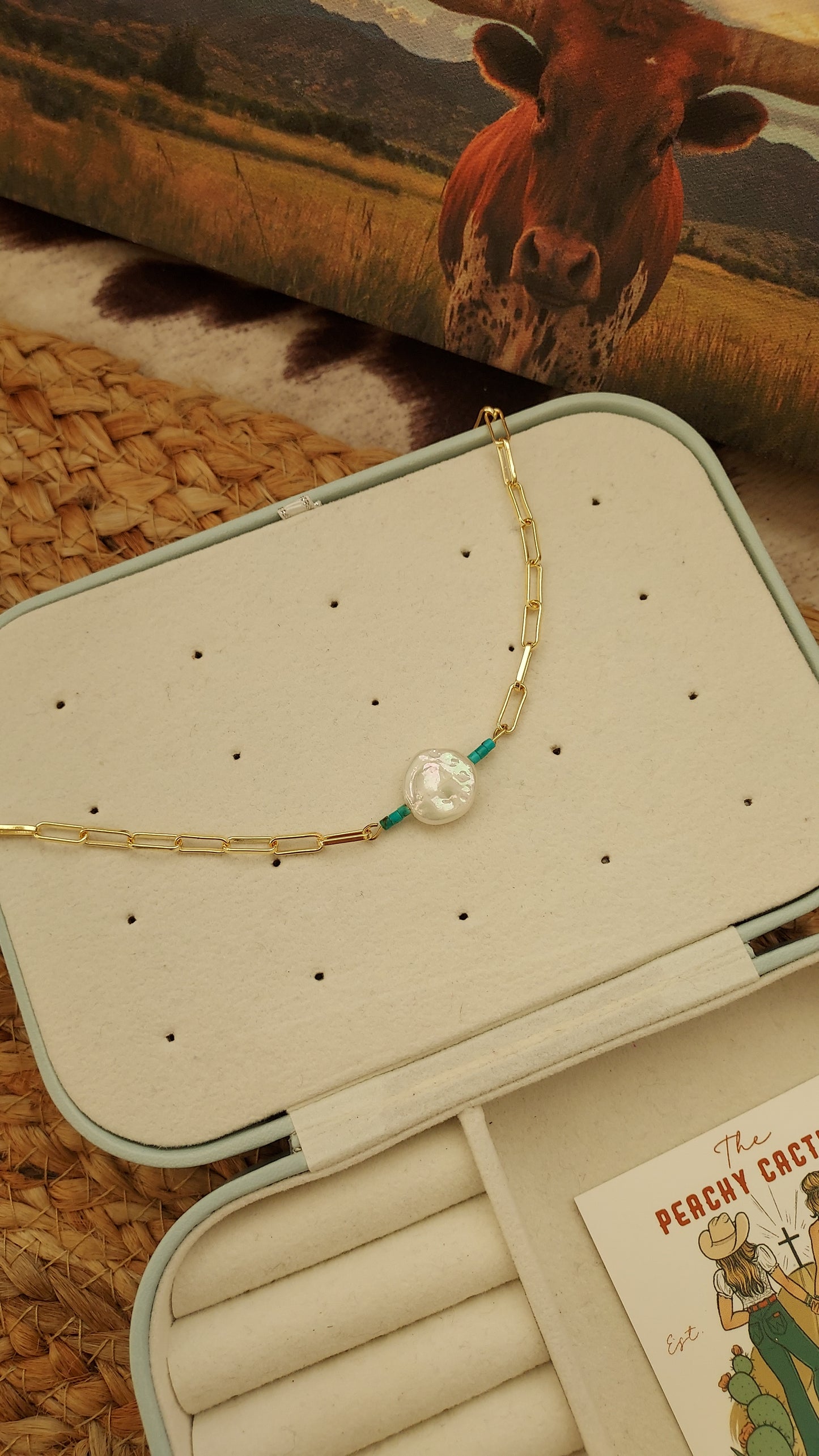 Turquoise waters choker