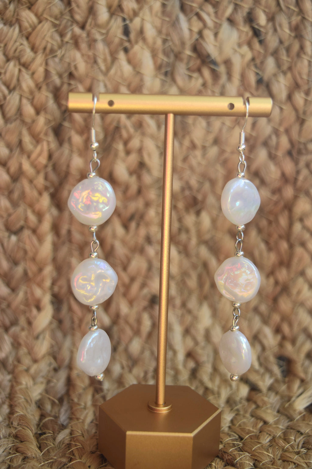 Pearly for you dangles in silver