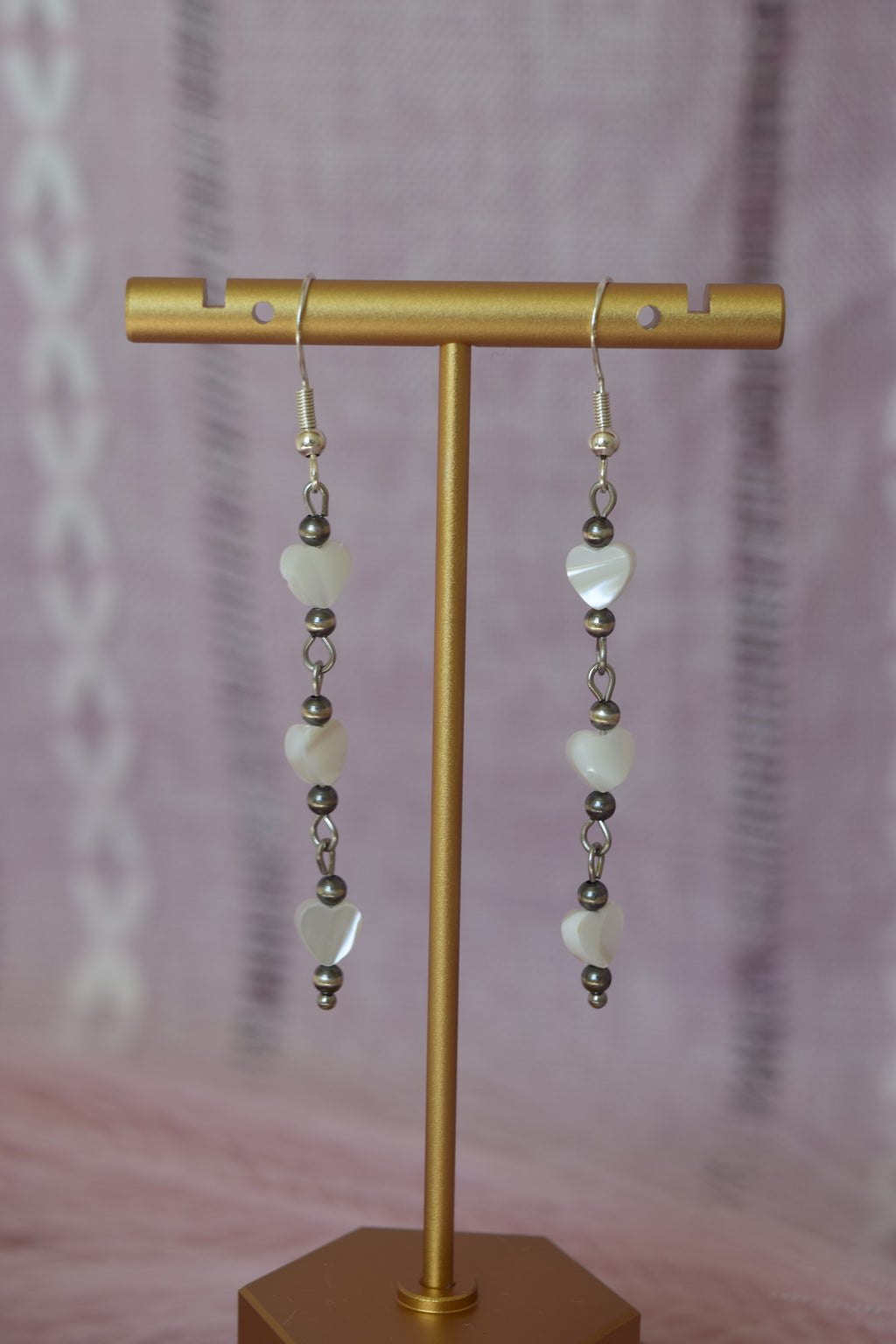 Falling for you dangles in silver