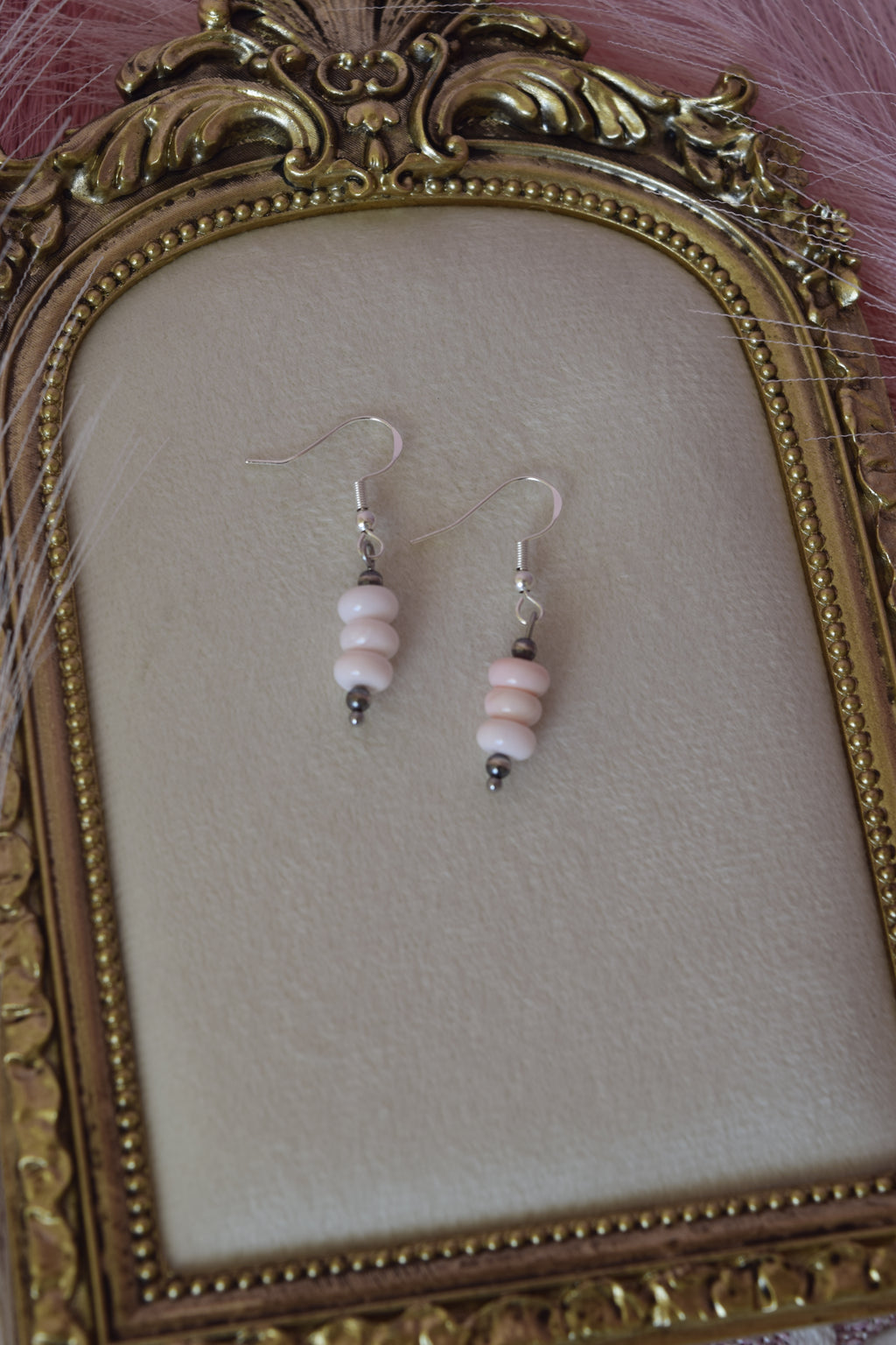 Pretty in pink dangles
