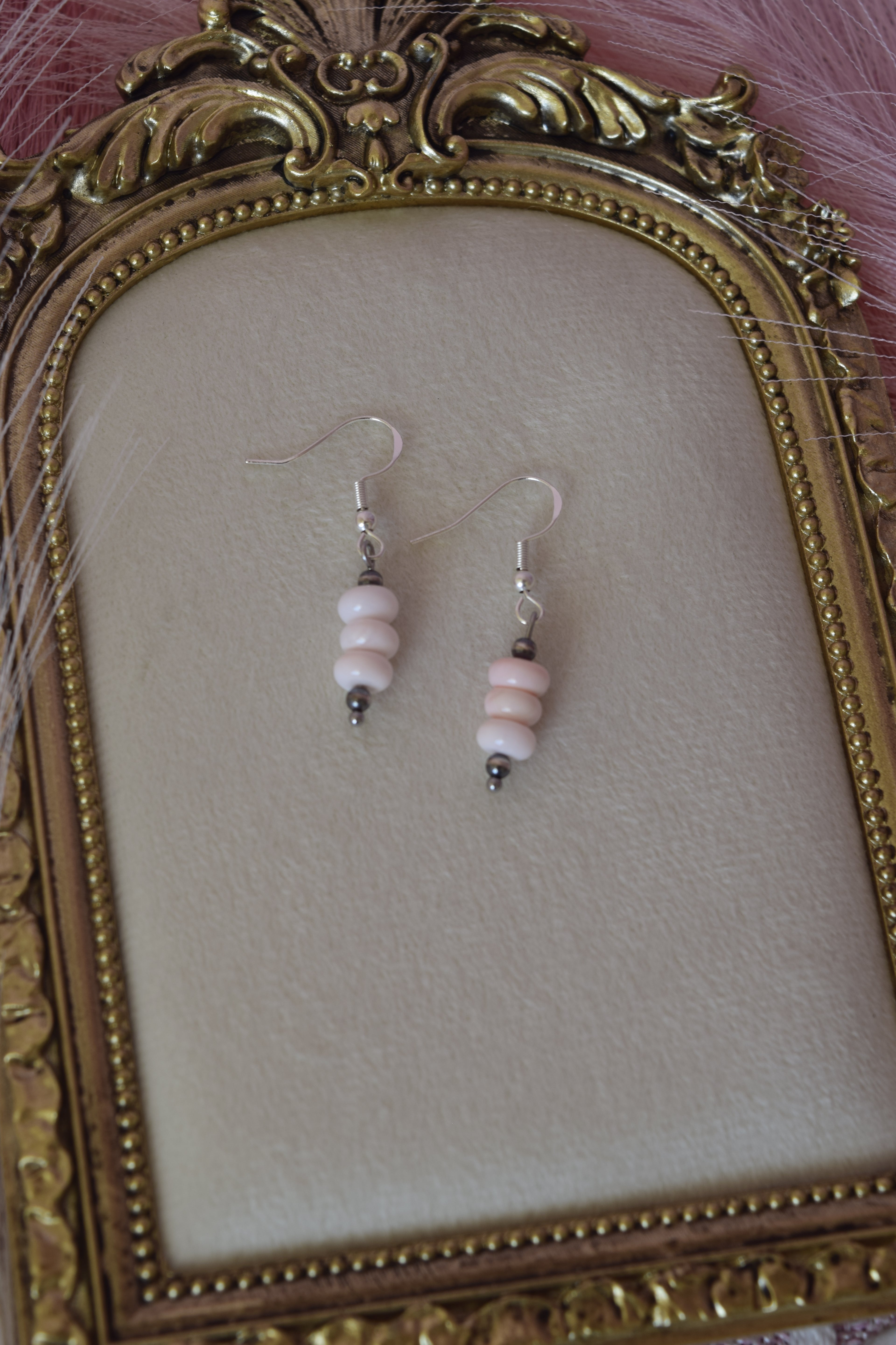 Pretty in pink dangles