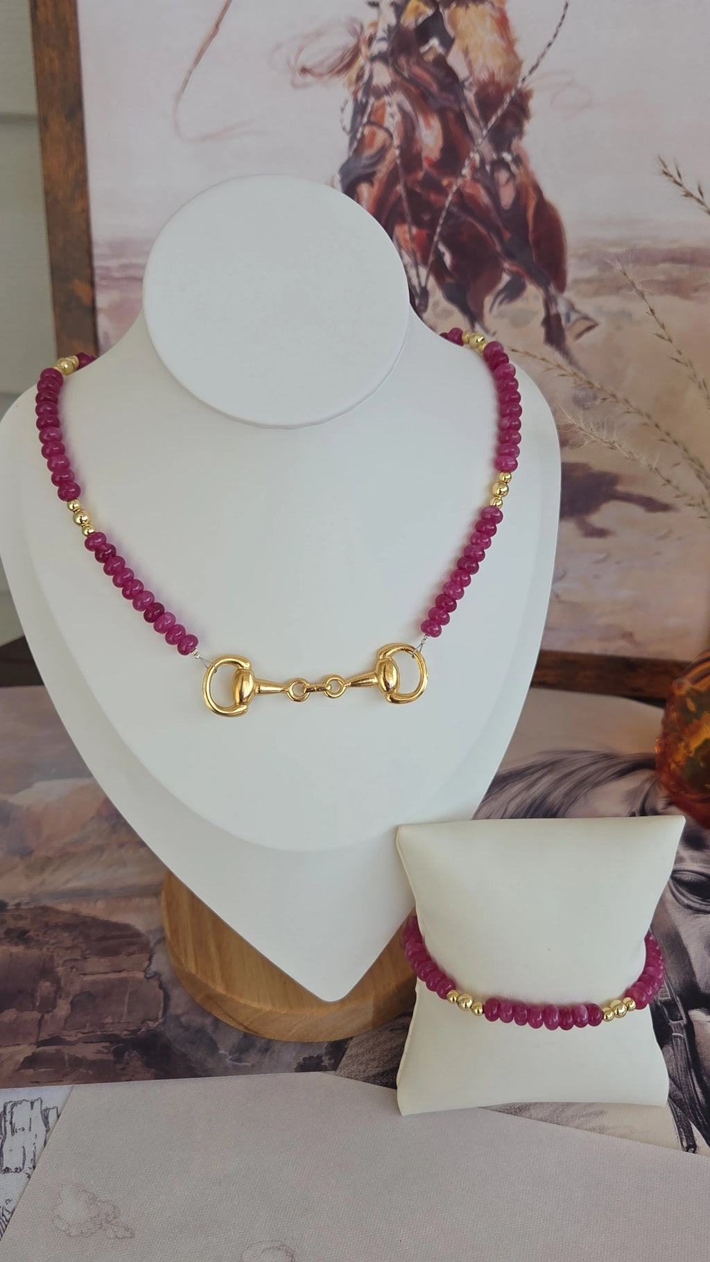Ruby Reins Bit Set
