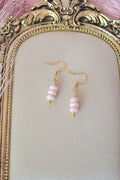 Pretty in Pink Dangles -Gold