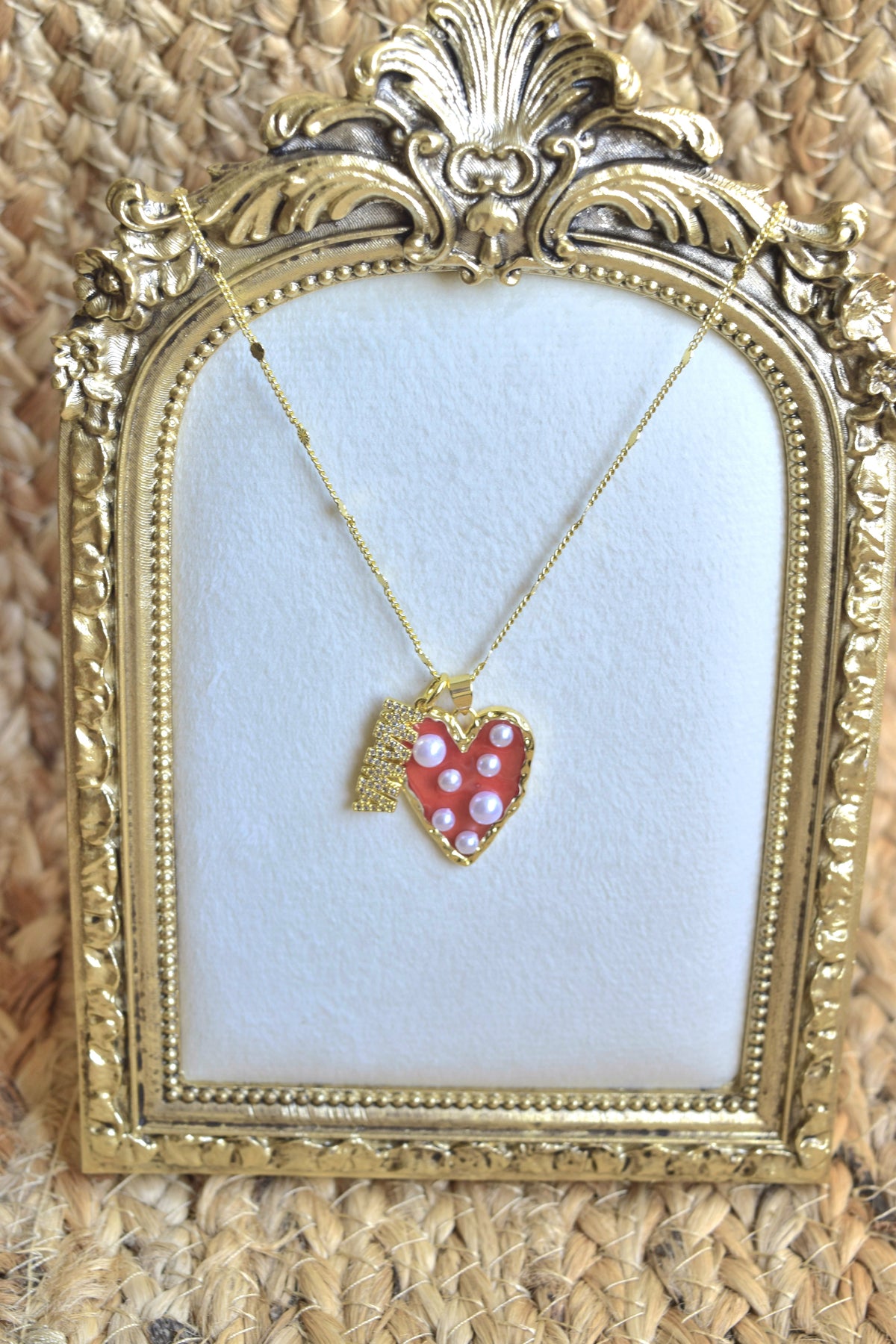 The Mama & Heart Necklace- Gold Filled