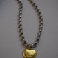 Chunky Statement Heart Necklace