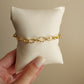 Golden rope bracelet