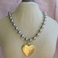 Chunky Statement Heart Necklace