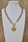 Cross & The Lords Prayer pendant necklace