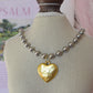 Chunky Statement Heart Necklace