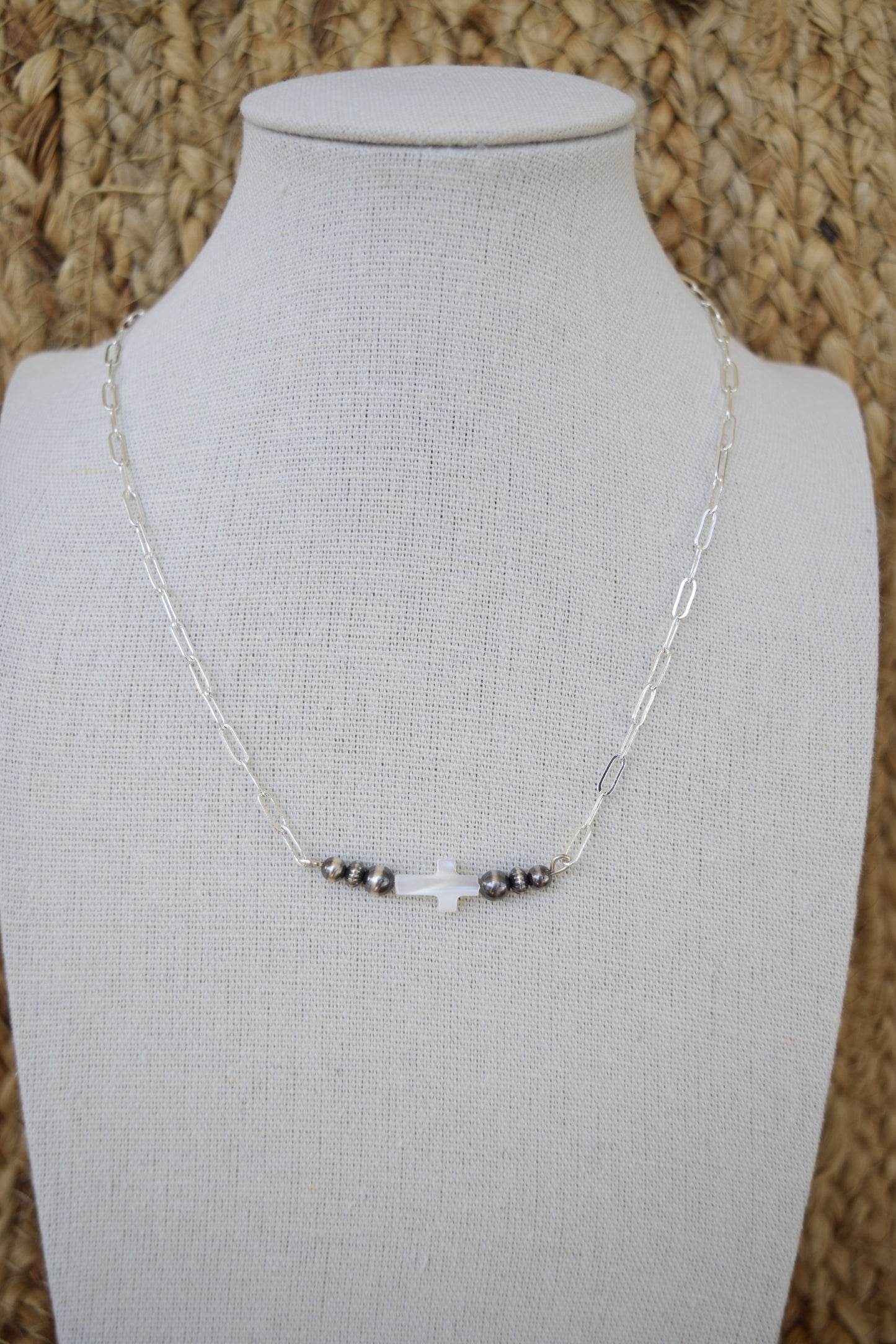 By His Grace bar necklace