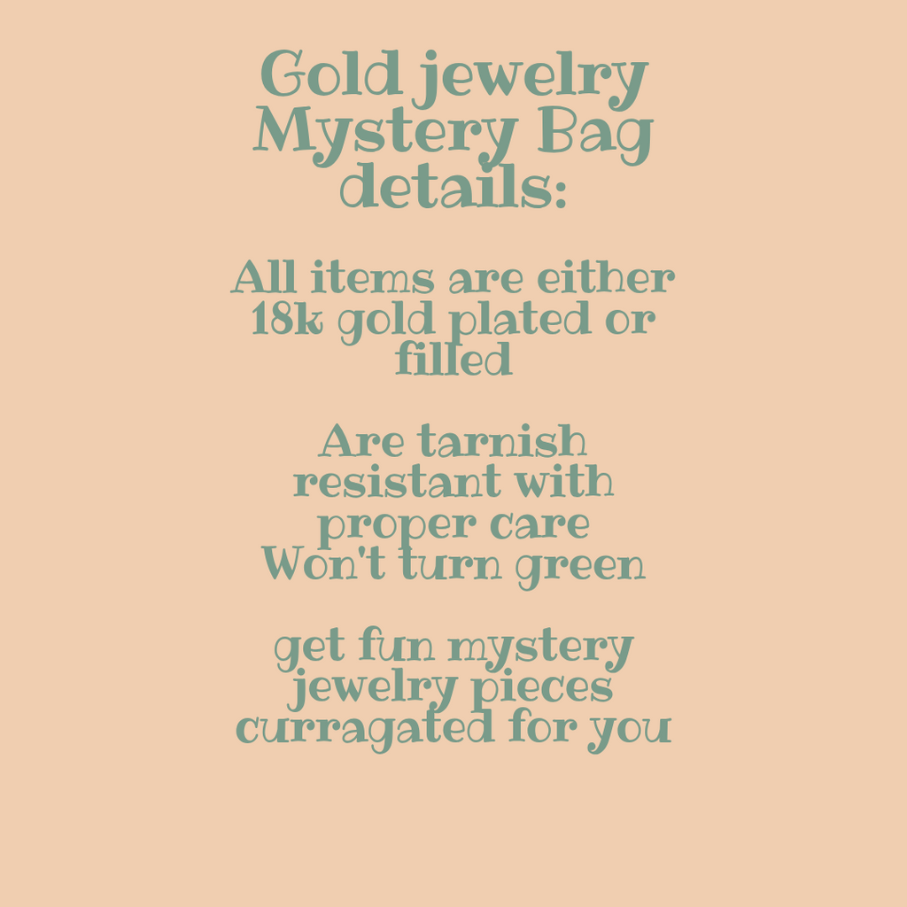 Gold Mystery Jewelry Bag