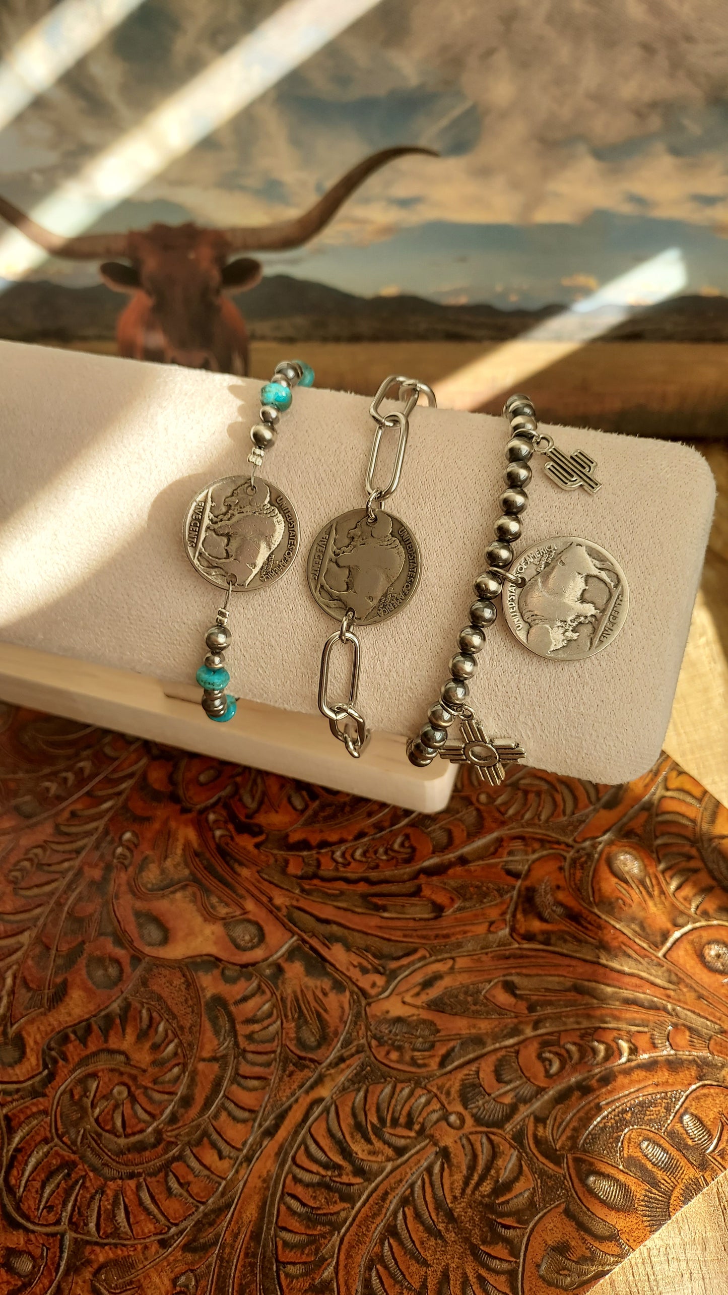 Outlaw charm bracelet