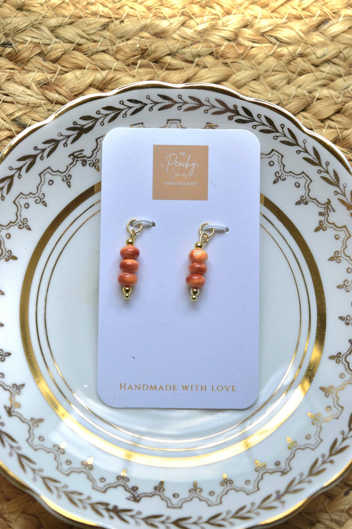 Sweet Arancia Earring Hoop Charms