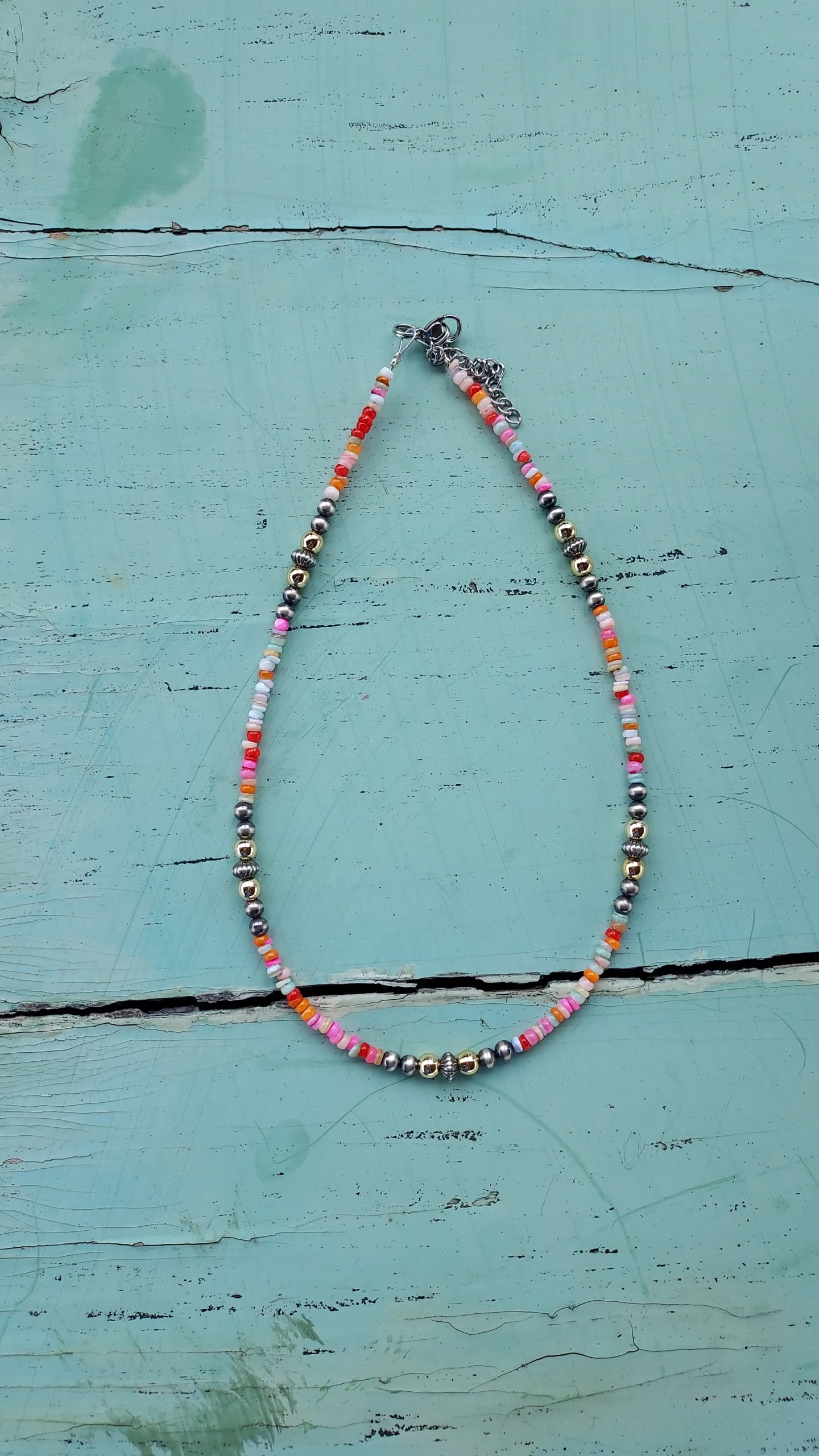 Fiori e spurs necklace