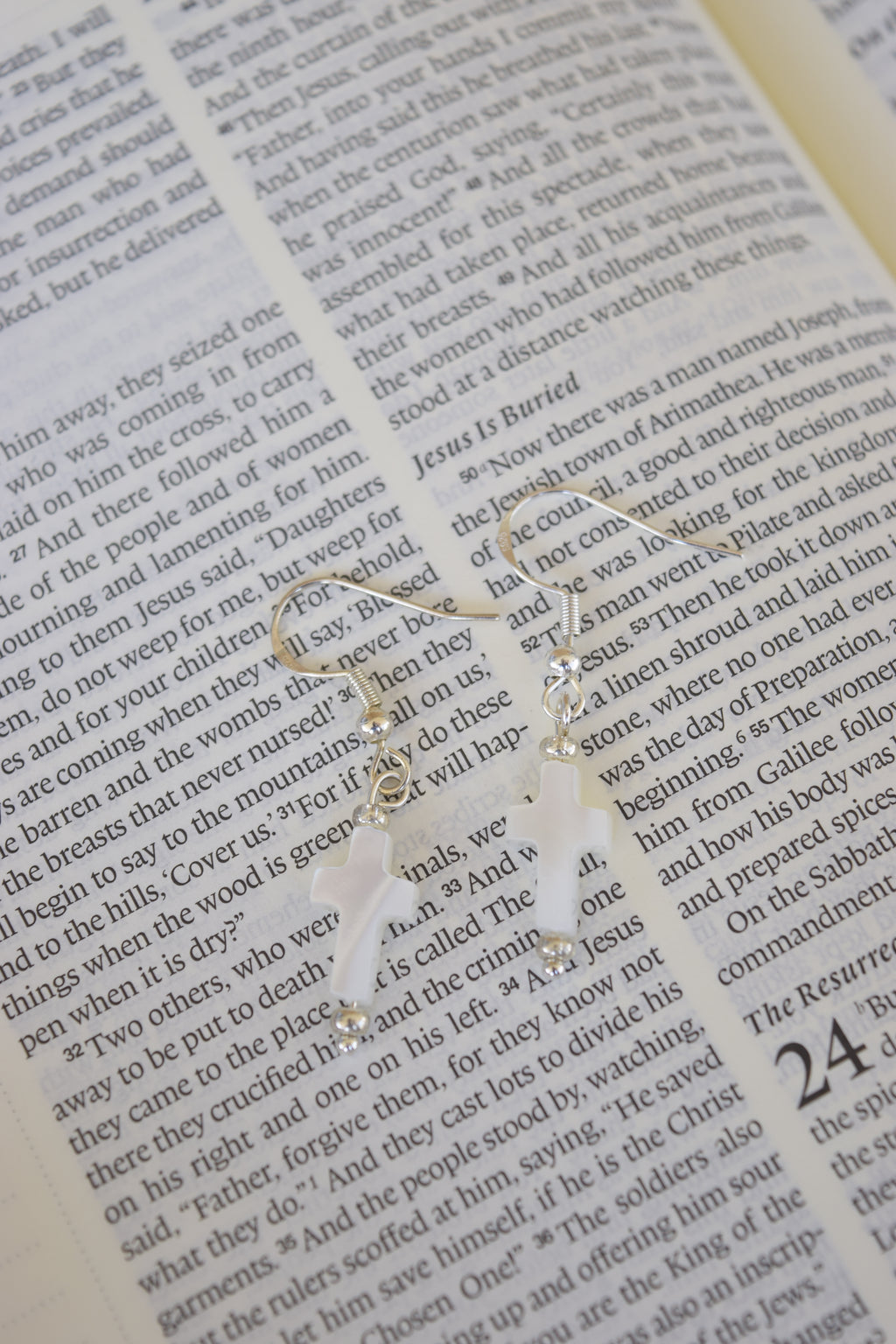 He is Risen Dangles in Silver