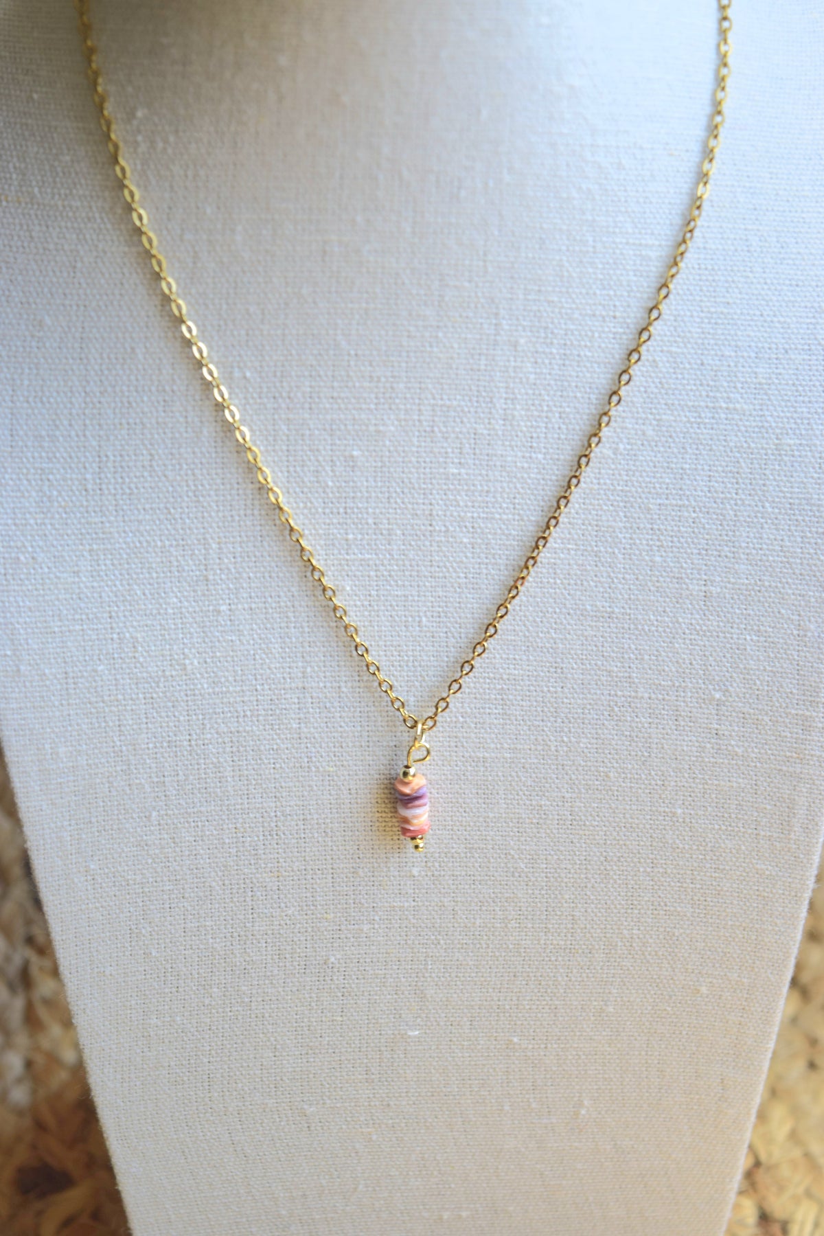 Golden il Lido Drop Necklace- LAST CHANCE