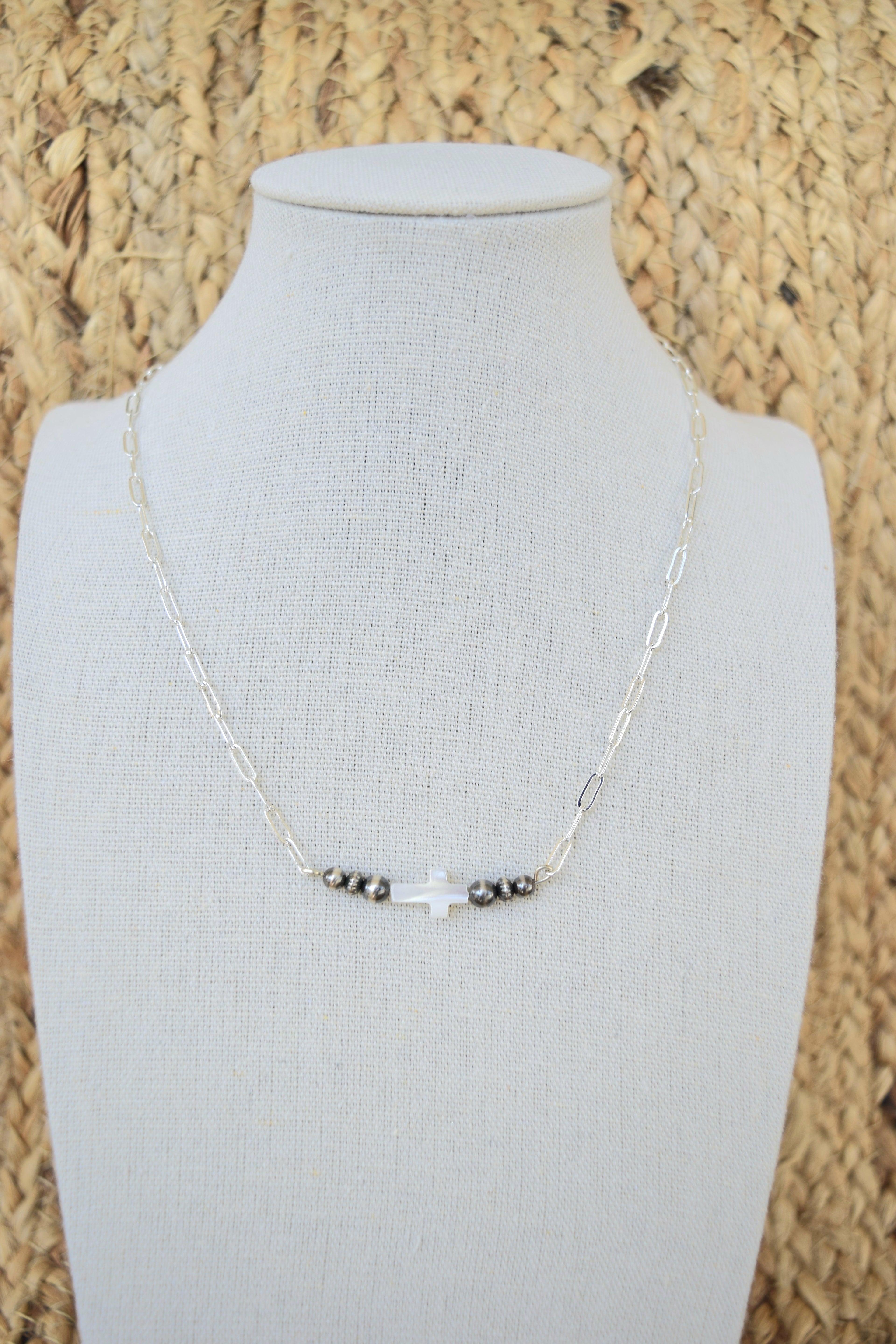 By His Grace Bar Necklace