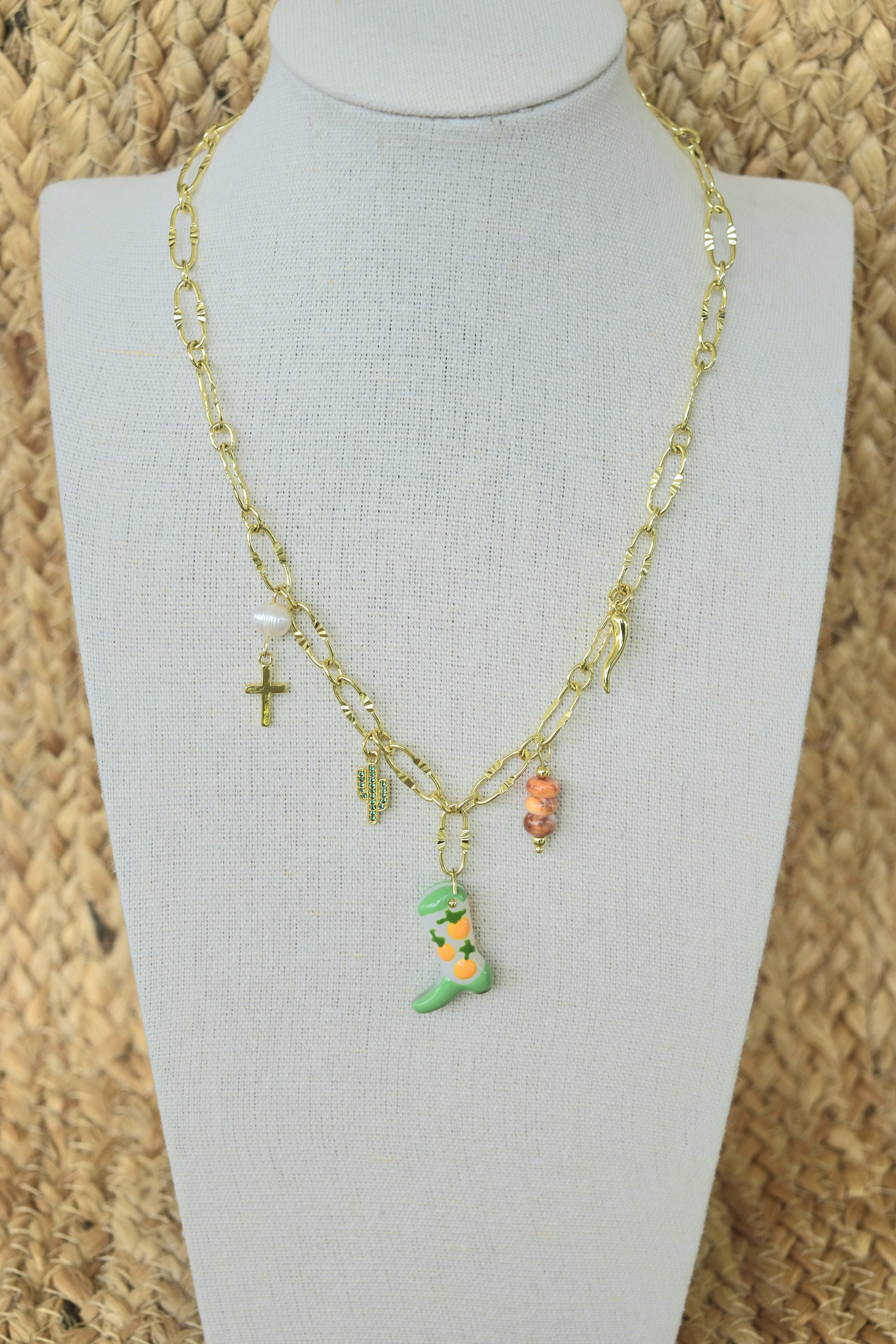 Sweet Arancia Charm Necklace