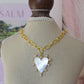 Heart of gold necklace