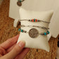 Orange sky's chained bracelet