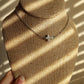 Dainty cross choker