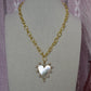 Heart of gold necklace
