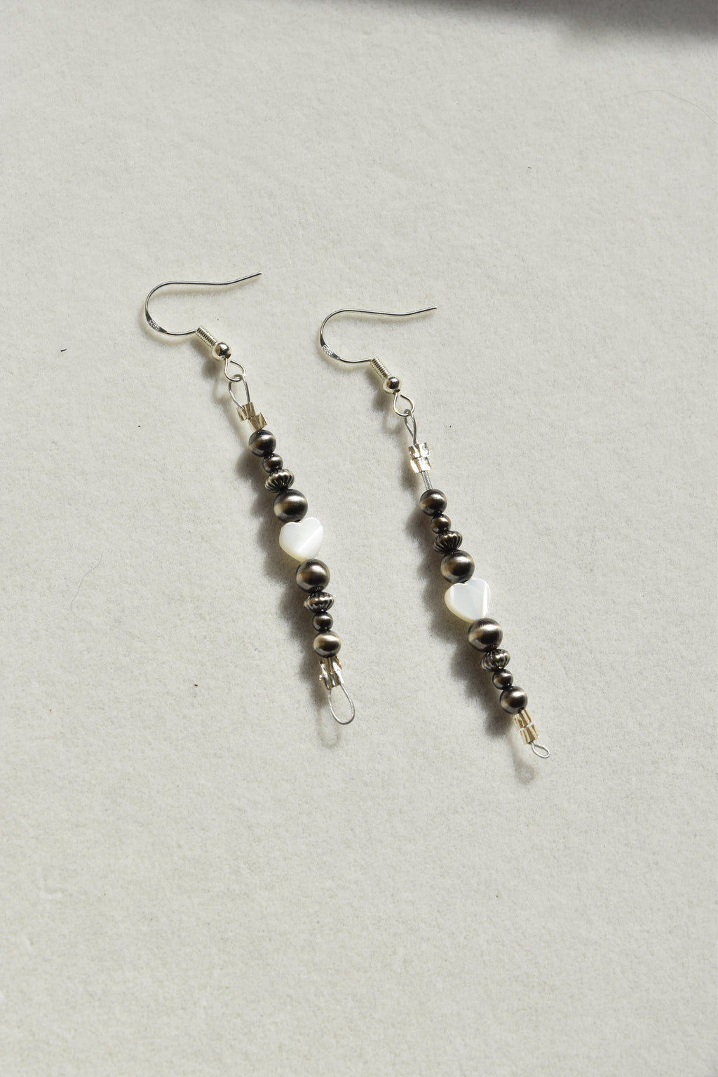 Pearly hearts dangles