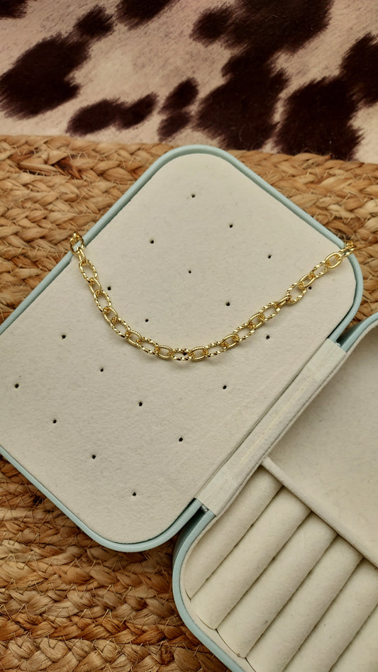 Golden ropes chain necklace