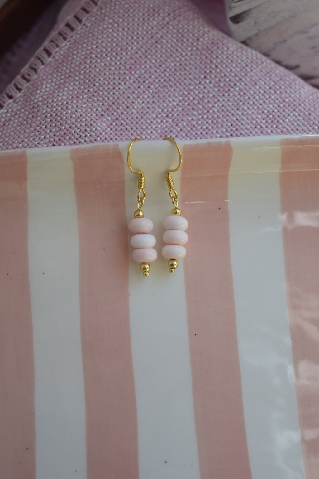 Pretty in pink dangles