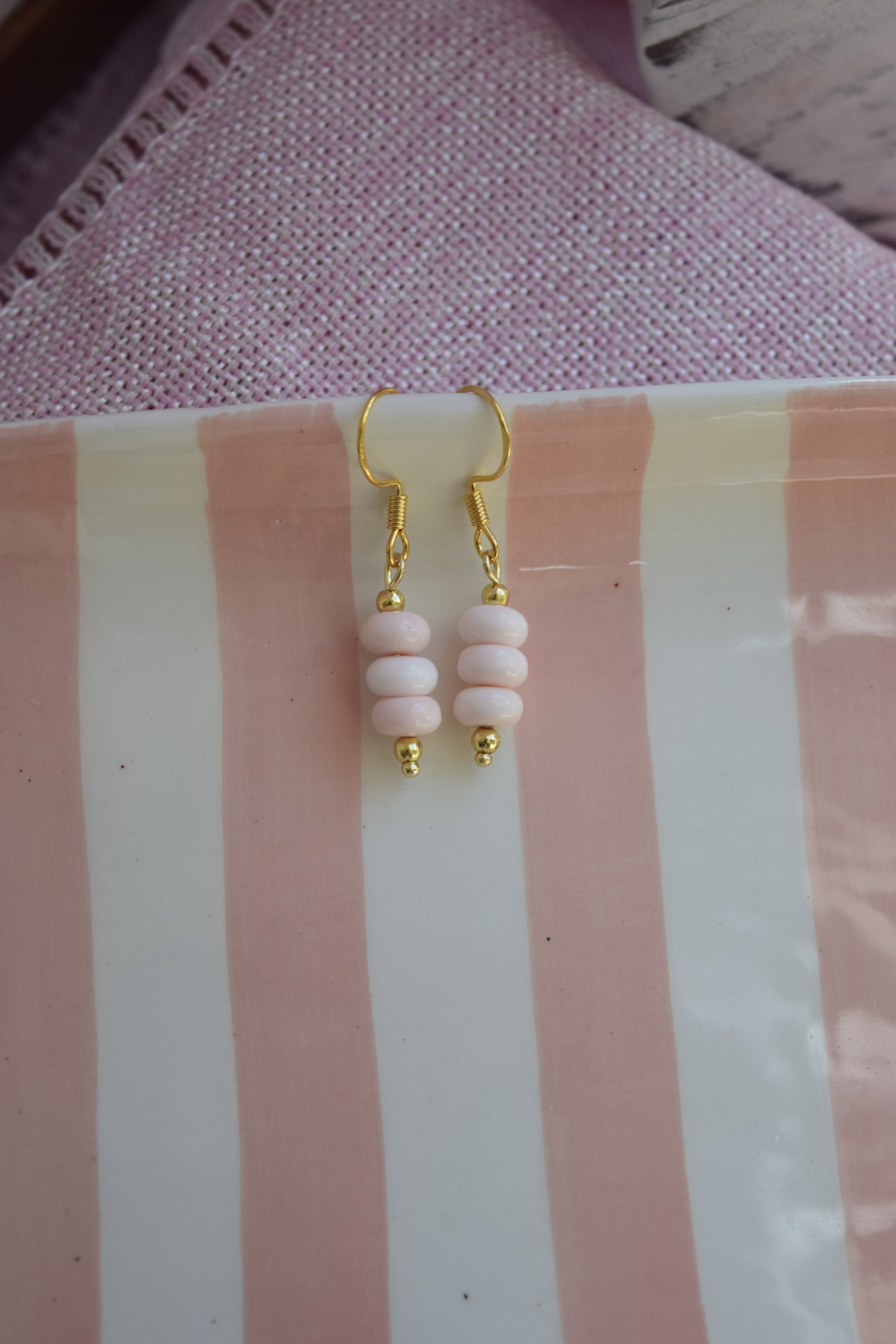 Pretty in pink dangles