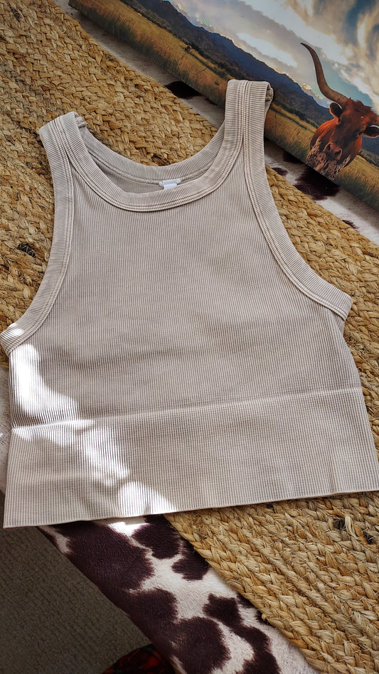 Seamless High Neck Tank