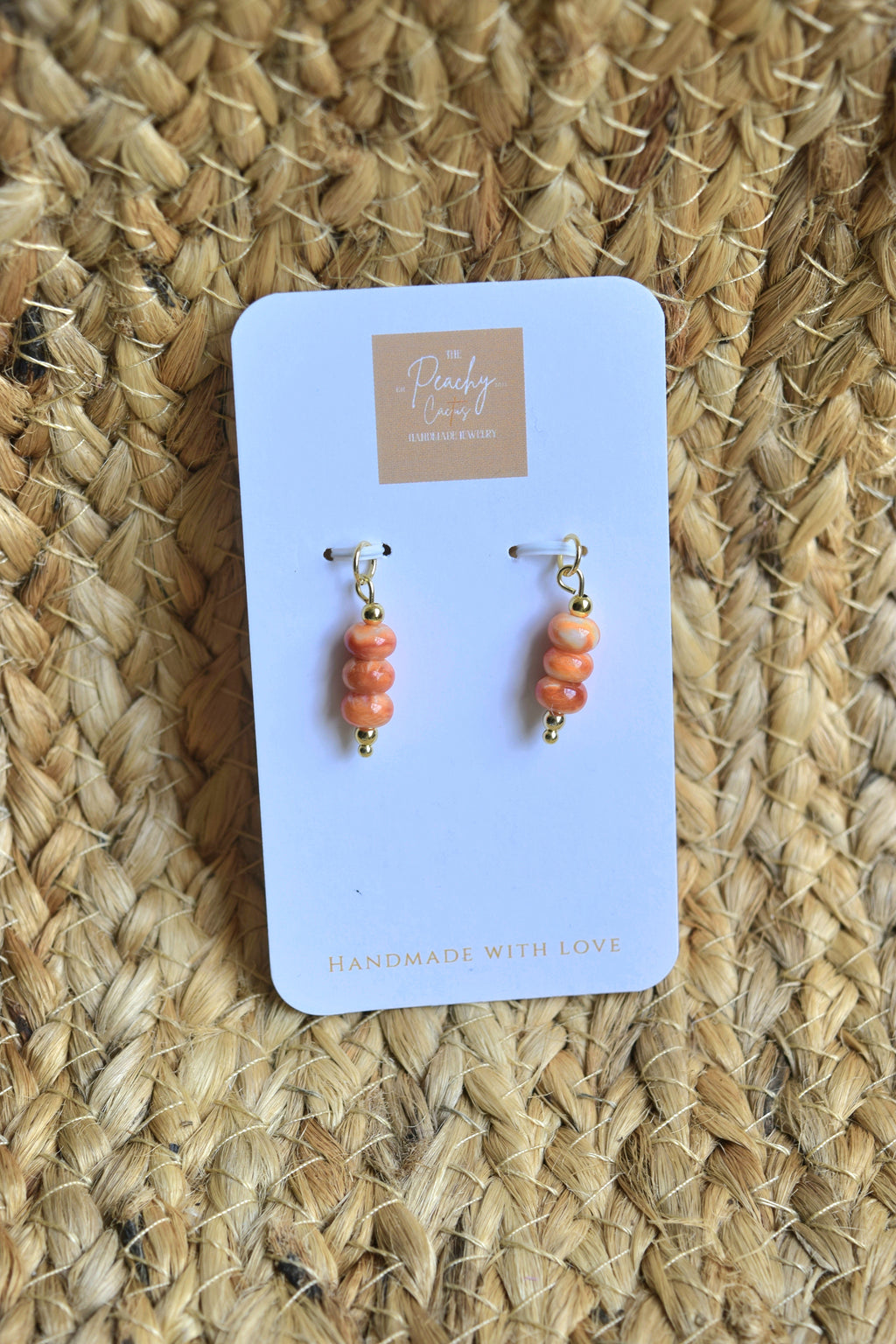 Sweet Arancia Earring Hoop Charms